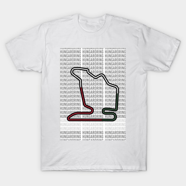 Hungaroring - F1 Track T-Shirt by GreazyL